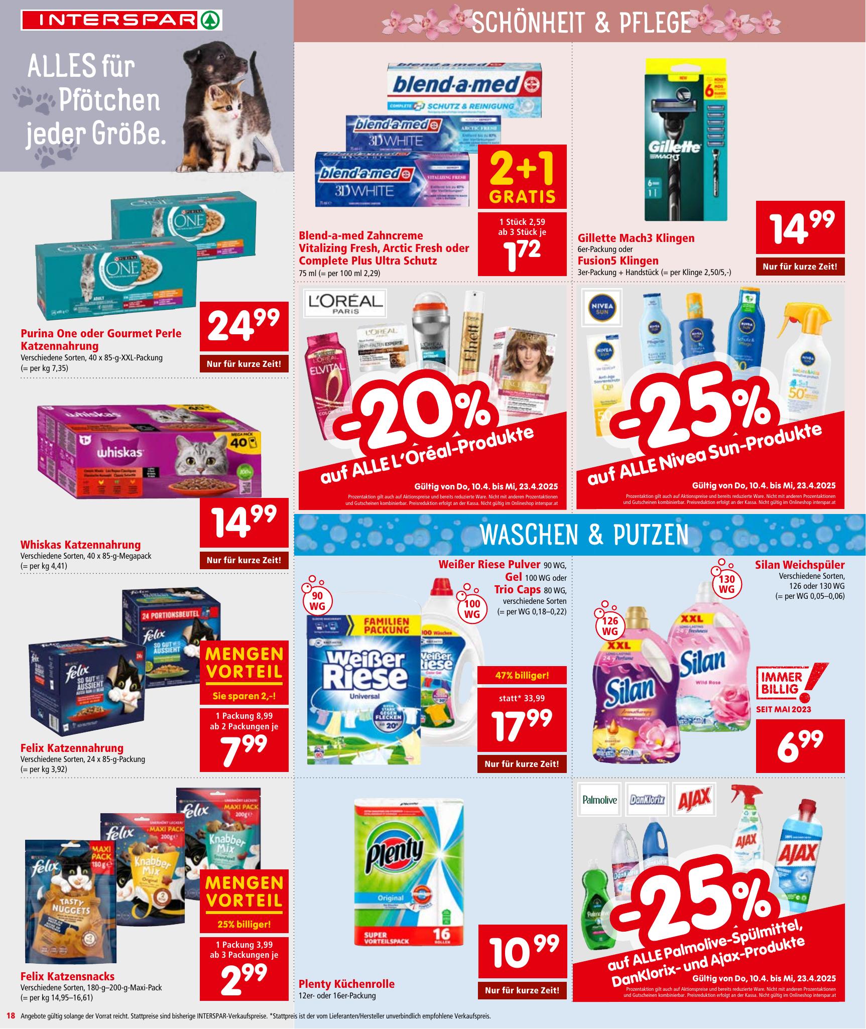 Interspar flyer page