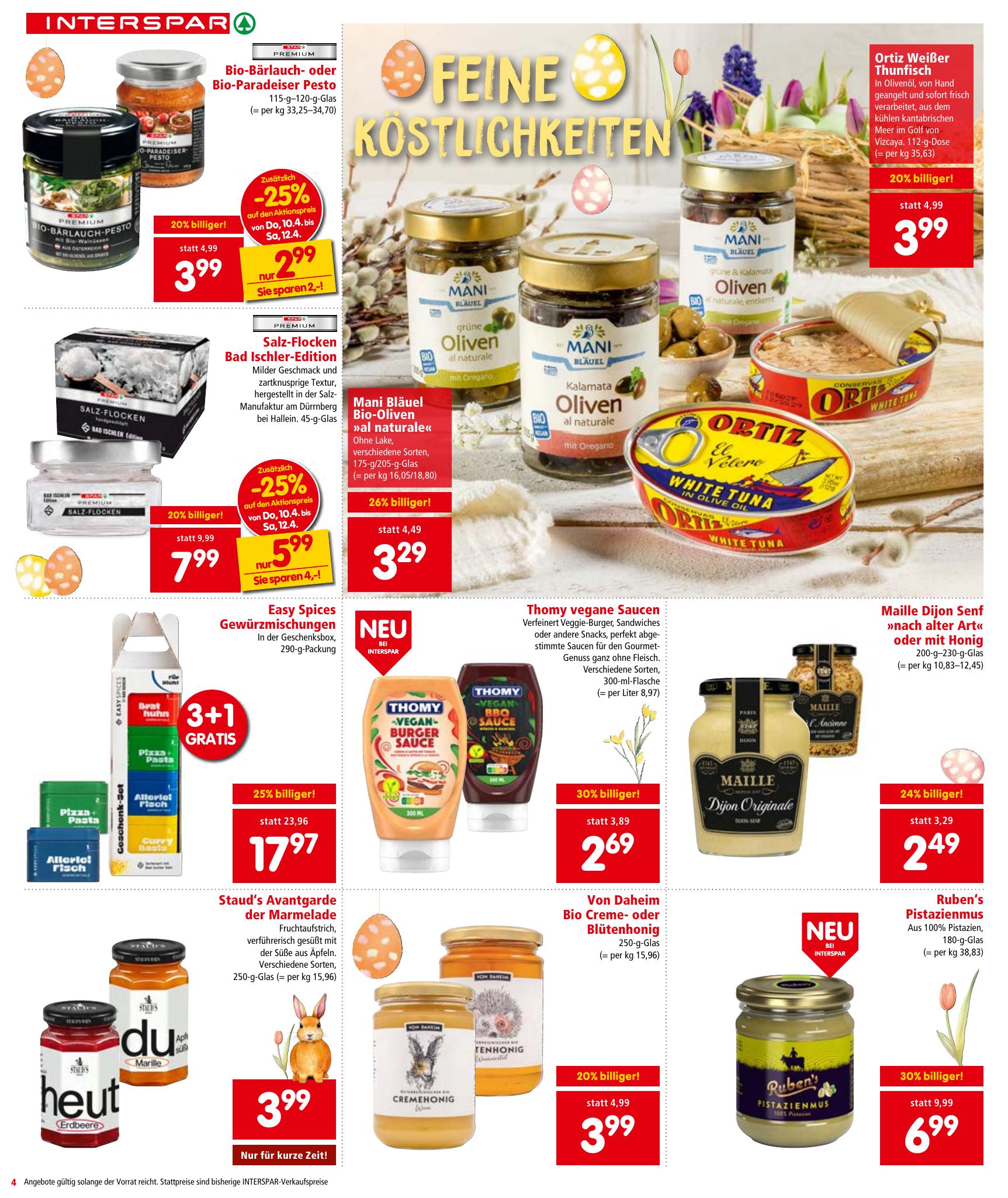 Interspar flyer page