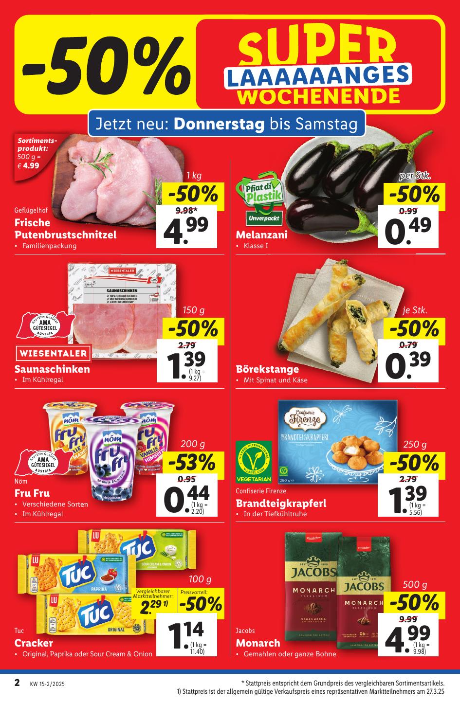 Lidl flyer page