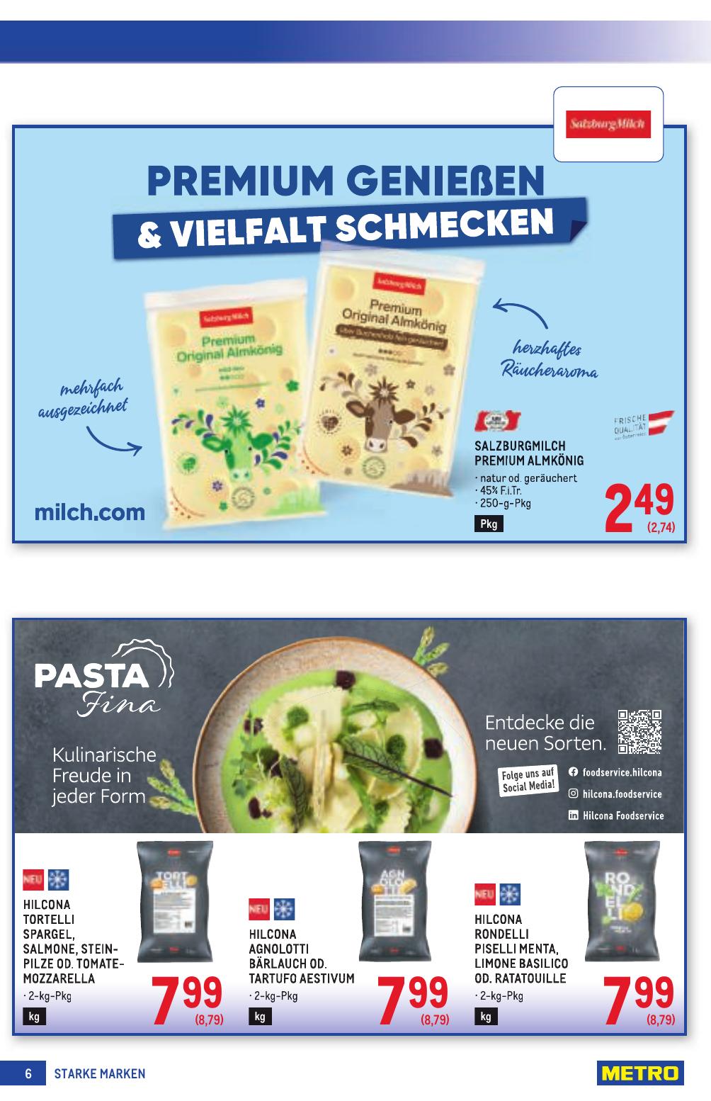 Metro Grosse Marken flyer page