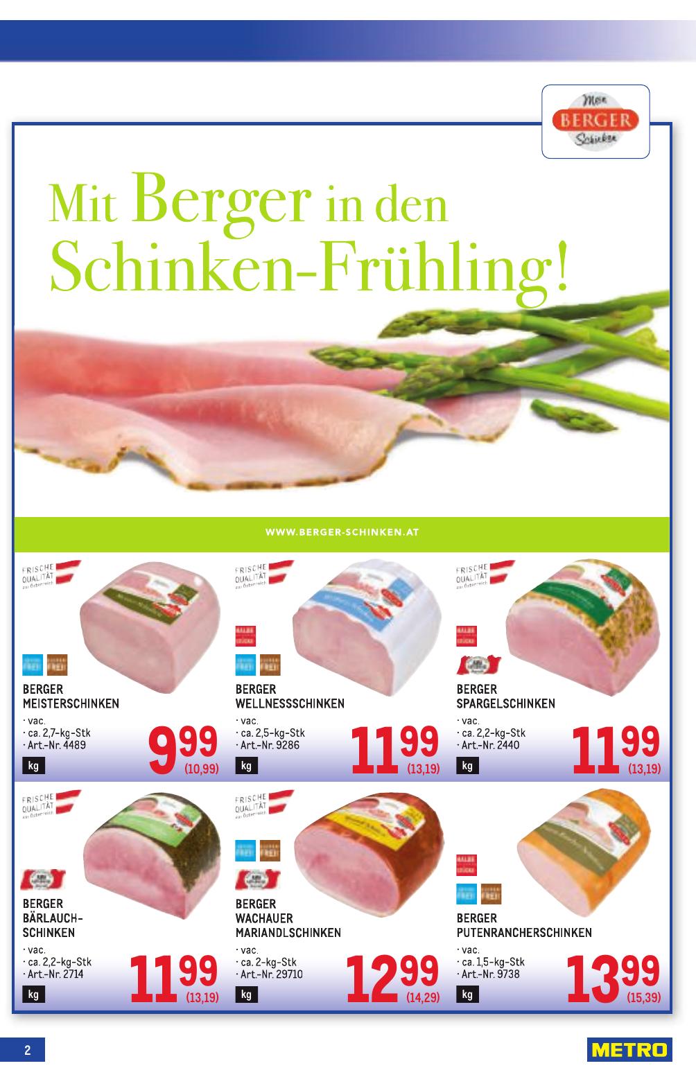 Metro Grosse Marken flyer page